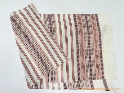Multicolor 100%Algodón Bufanda Jacquard Mantón /Ruana/Poncho/Cape/envoltura