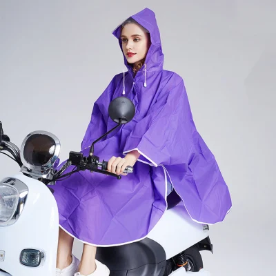  Nueva Moda EVA mujeres Poncho con sombrero mujeres adultos impermeable Largo impermeable