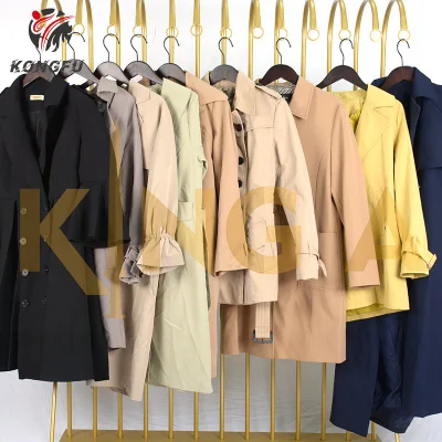  Moda Invierno abrigo Coat señoras algodón la parte superior de la marca de ropa usada ropa de segunda mano
