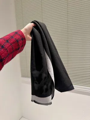 Manta de cashmere reversible invernal con diseño de cabo de chal de gran tamaño y elegante Cálido y acogedor