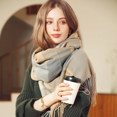  Invierno Nueva llegada mujeres mujeres Bufanda larga suave de Bufanda