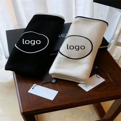  2024 Colecciones de Diseño de Bufandas de Lujo de calidad 100% Cashmere de lana pura Bufanda