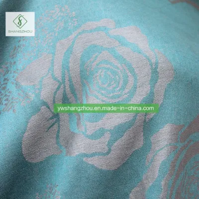 Nuevo diseño de moda chal Pashmina bufanda de Jacquard con Rosa