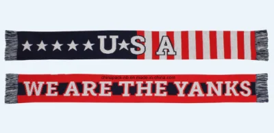 100% Bufandas acrílicas con tejido Jacquard USA Design