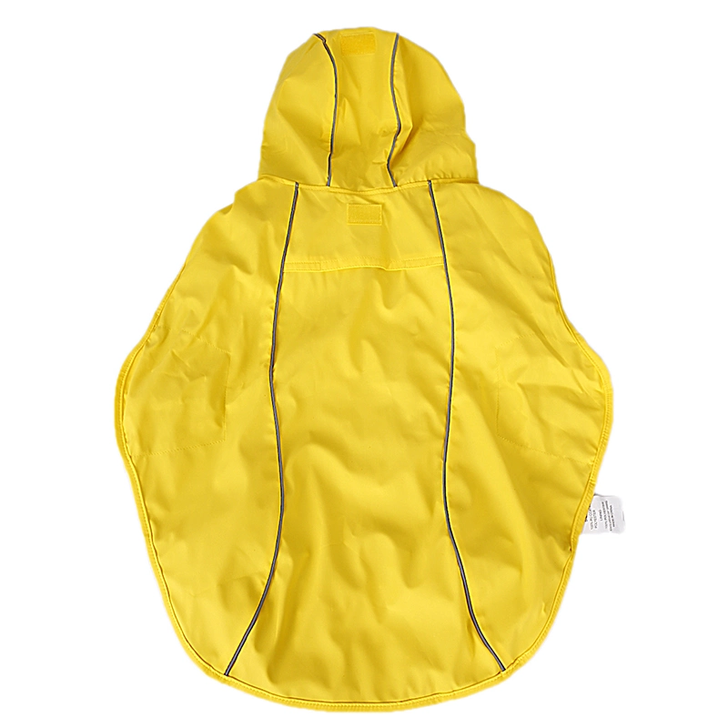 Modern Style Lovely Ducky-Yellow Dog Rain Poncho with Hoodie