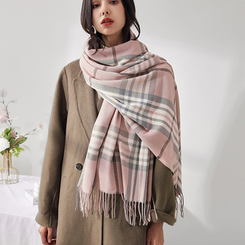 Large Blanket Classic Plaid Shawl Soft Warm Wrap Wholesale