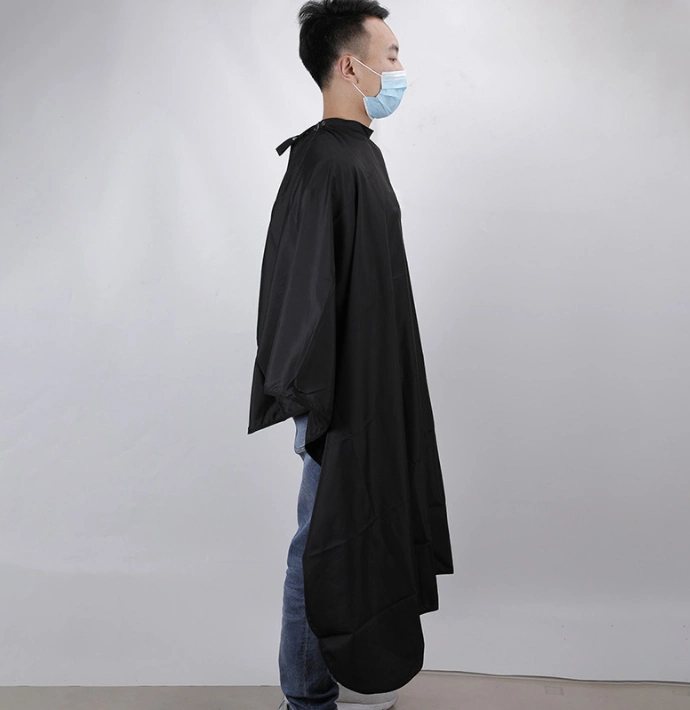 High Quality Black Color Hair Salon Shawl, Haircut Shawl and Salon Cape Hairdressing Cape