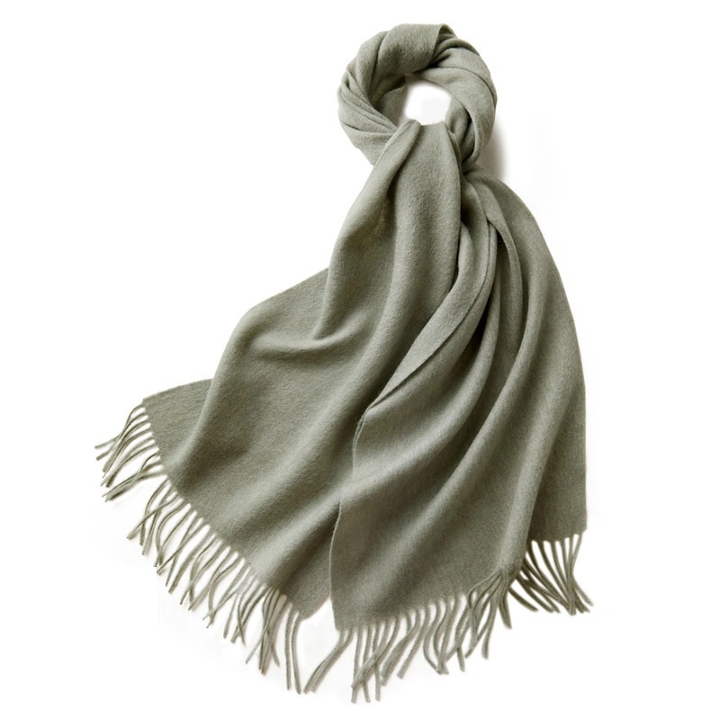 Premium Luxury Solid Color Pure Wool Scarf