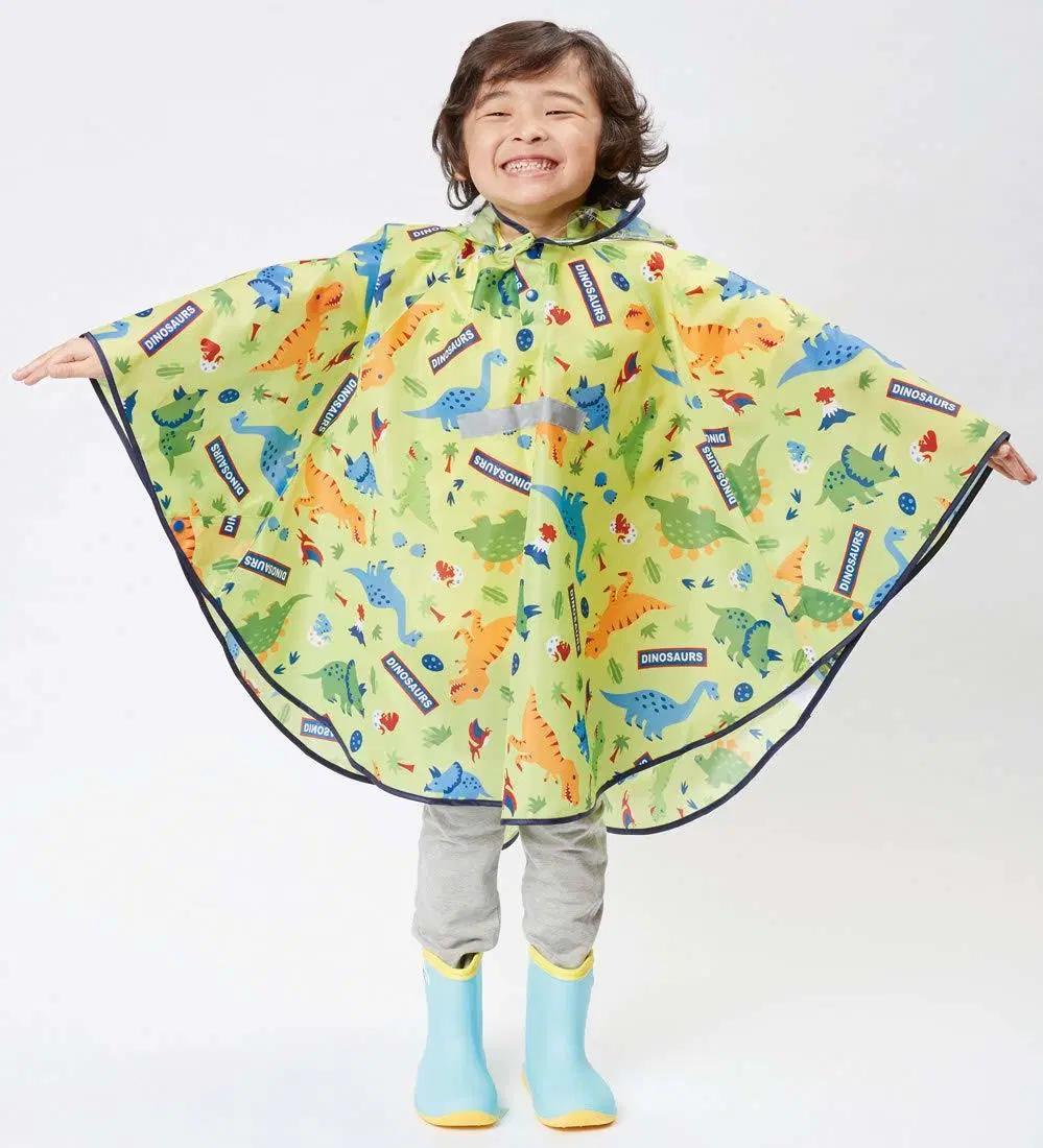 Fashion Outdoor Cartoon Animal Hooded Windproof Rain Coat Rainwear Waterproof Rain Poncho