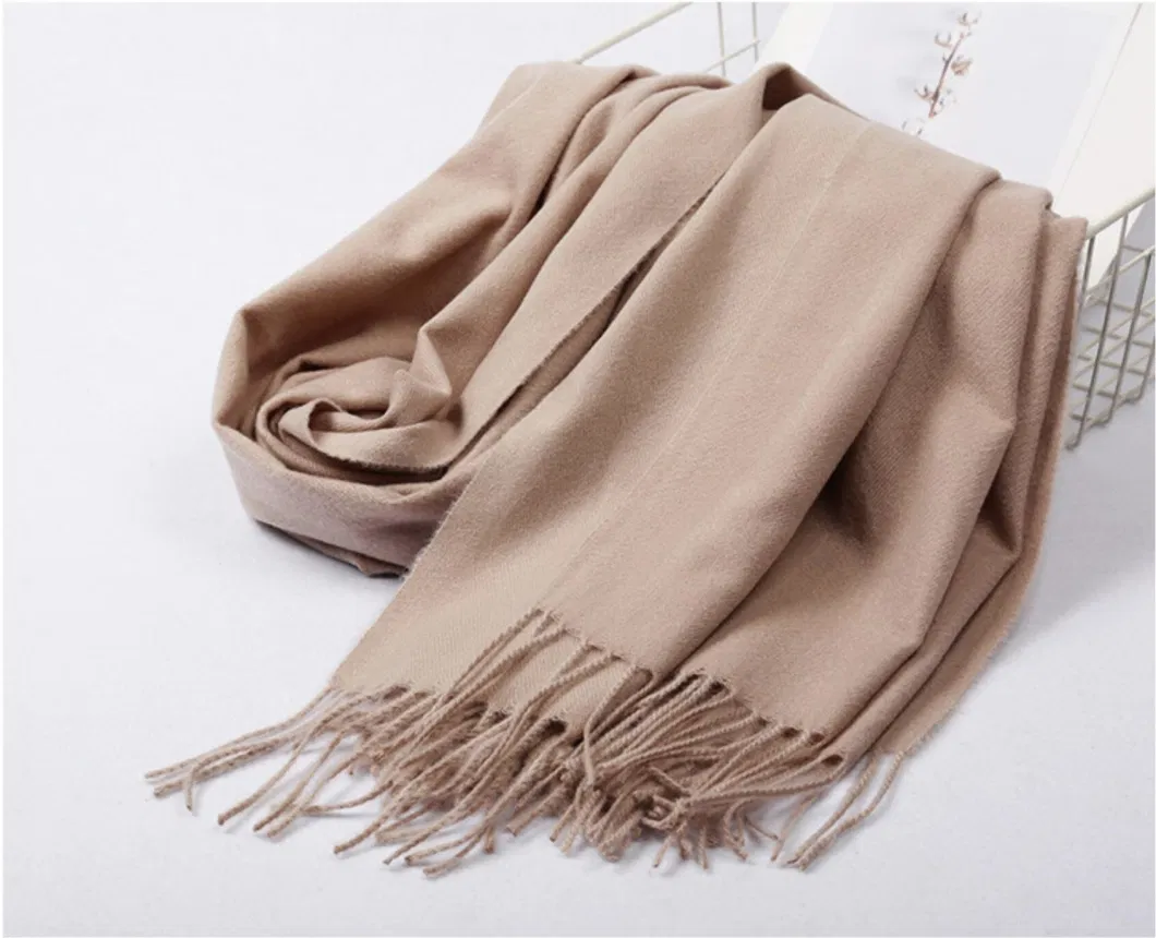 OEM 70X180cm Winter Thermal Cashmere Scarves Imitation Wool Scarves