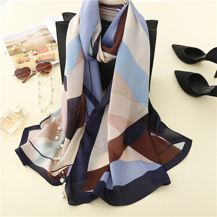 High End Printed Personalized Design Silk Scarf
