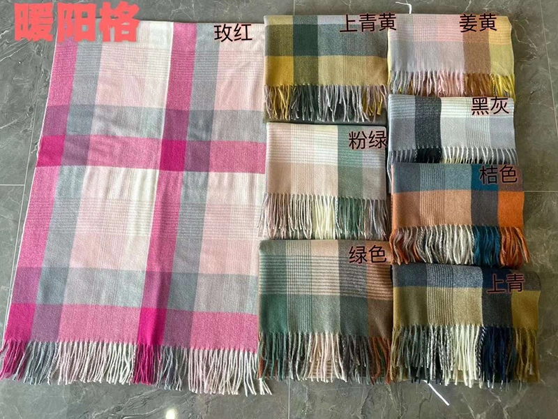 Winter Blanket Scarf Thick Huge Square Scarves Shawl Wraps