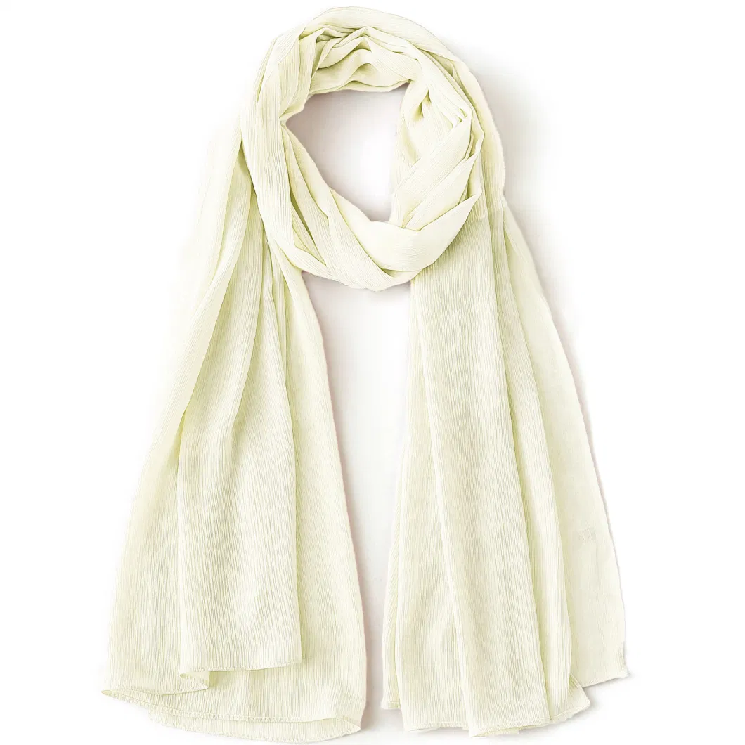 Super Soft Ladies Beige Chiffon Shawls and Wraps for Evening Dresses