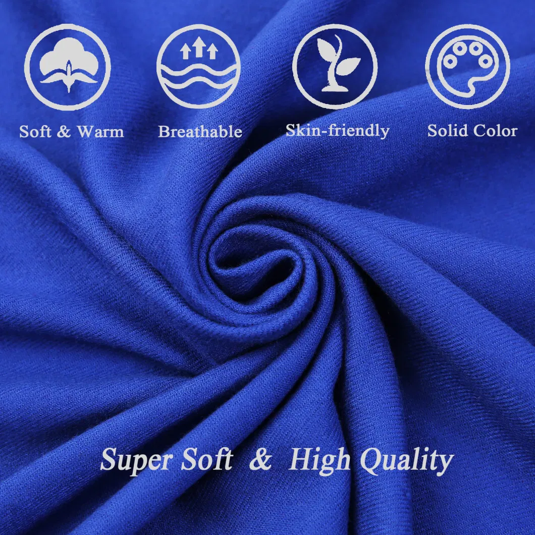 Fashionable Royal Blue Capes Tassels Pashmina Women Shawls