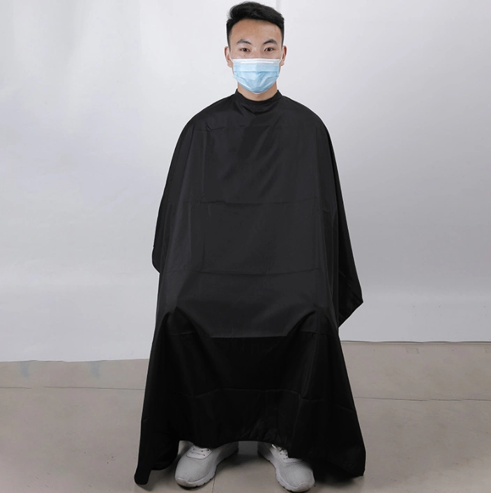 High Quality Black Color Hair Salon Shawl, Haircut Shawl and Salon Cape Hairdressing Cape