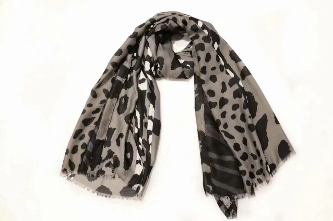 Ladies New Fashion Leopard Patchwork Shawl Animal Pattern Hijab Autumn Winter Zebra Print Muffler Headband Foulard Sjaal Wrap Scarf