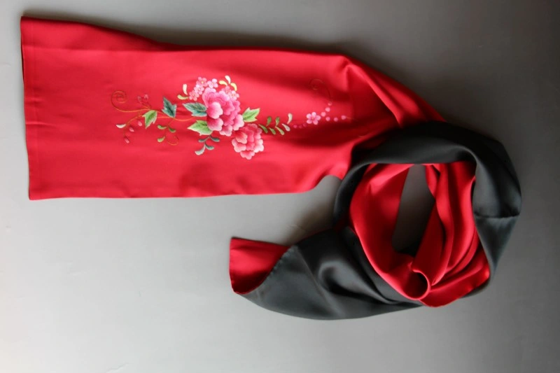 Fashionable Handmade Embroidery Scarf/Shawl (WJ-001)