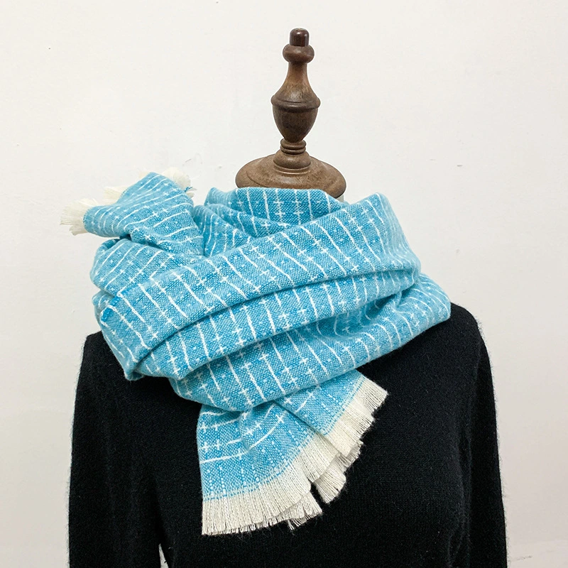 Classic Scarf Women, Super Soft Womens Mens Classic Cashmere Feel Wrap Scarf Plaid Scarves Check Tassel Scarves