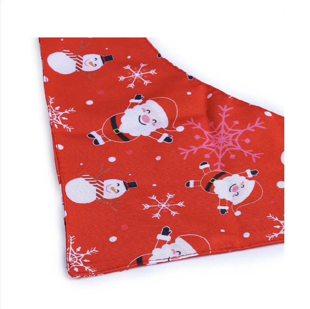 Manufacturer Custom Printed Sublimation Double Layer Dog Scarf