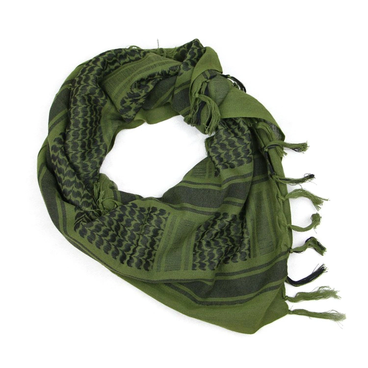 Factory Supplier Sand Proof Head Neck Scarf Arab Wrap Tactical Palestinian Cotton Warm Scarf