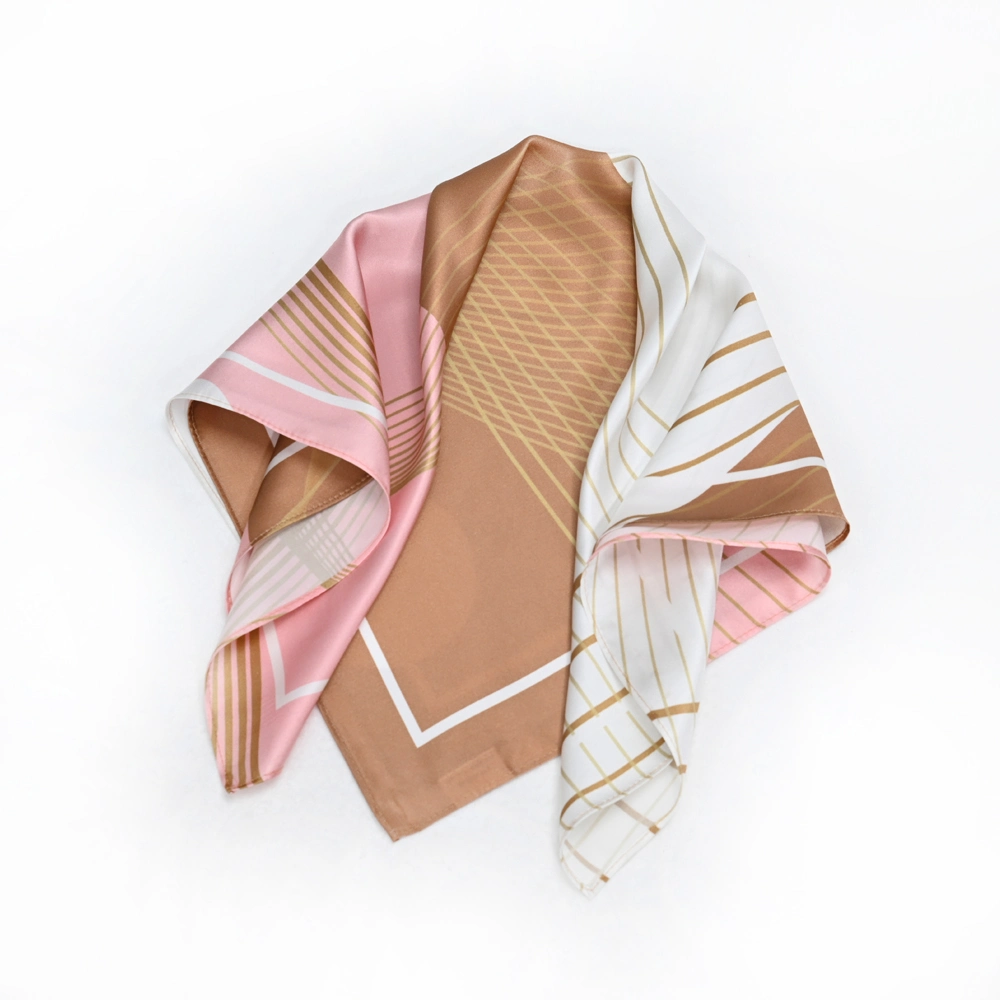 Women&prime;s Satin Square Silk Like Hair Scarves and Wraps Headscarf for Sleeping