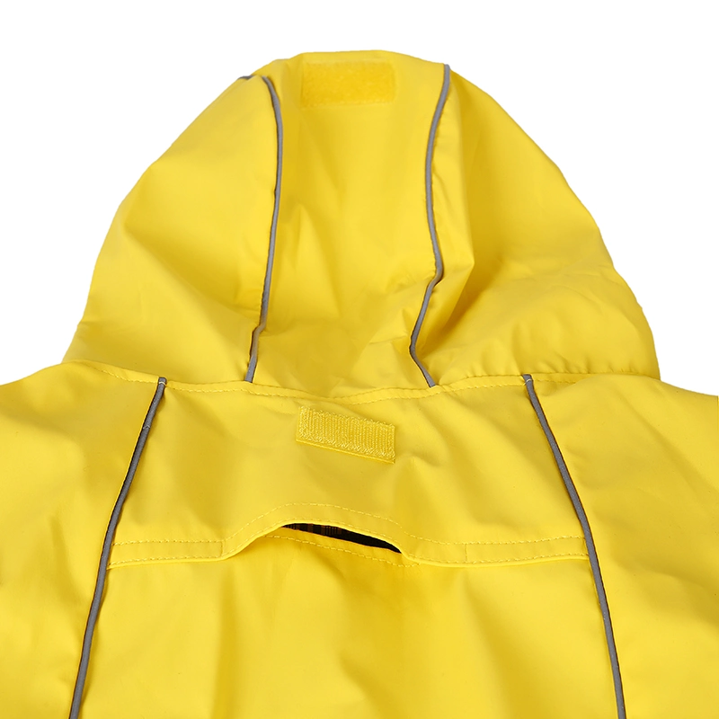 Modern Style Lovely Ducky-Yellow Dog Rain Poncho with Hoodie