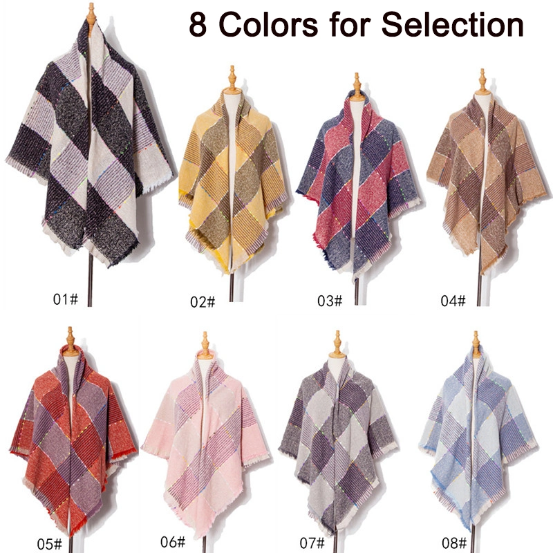 Wholesale Stylish Winter Long Square Scarf for Women