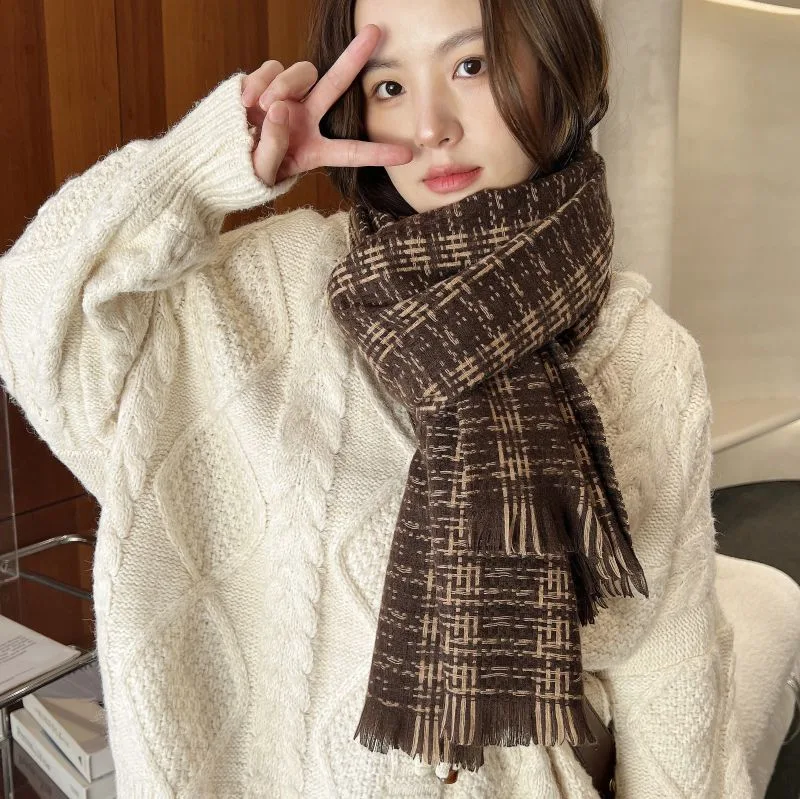 Women&prime;s Scarves Neck Wrap with MID-Length Design Breathable Pashmina