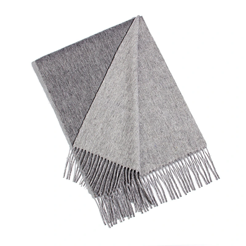 Soft Double-Sided Solid Color 100% Wool Scarf