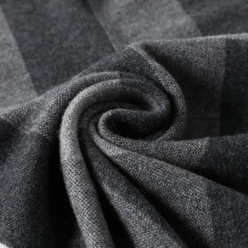 Hot Sale Classic 100% Merino Wool Woven Scarf for Men
