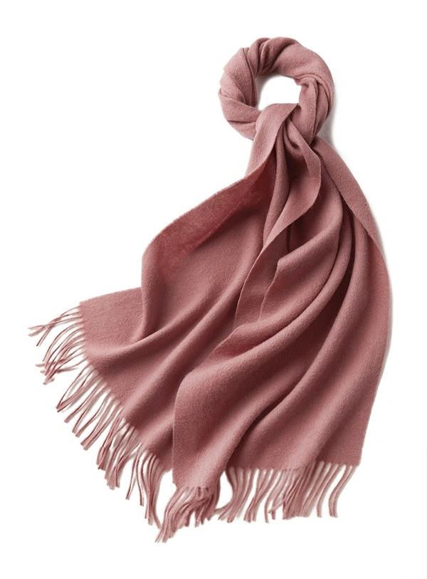 Premium Luxury Solid Color Pure Wool Scarf