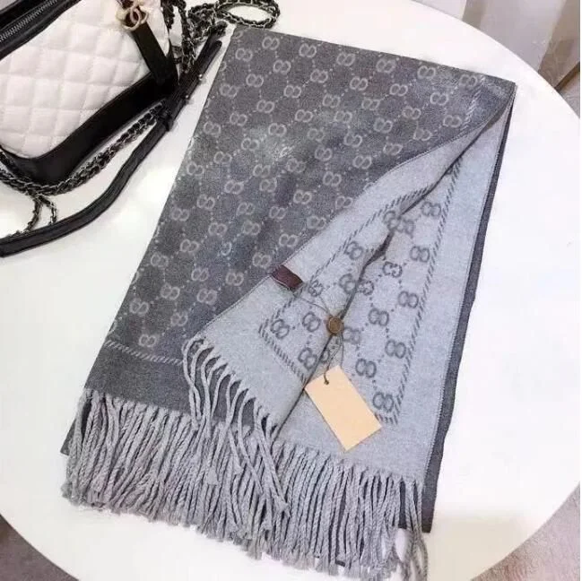 New Arrival Luxury Flower Printed Design Autumn Winter Warm Cotton Women Scarf Office Lady Long Wraps Shawl Scarves