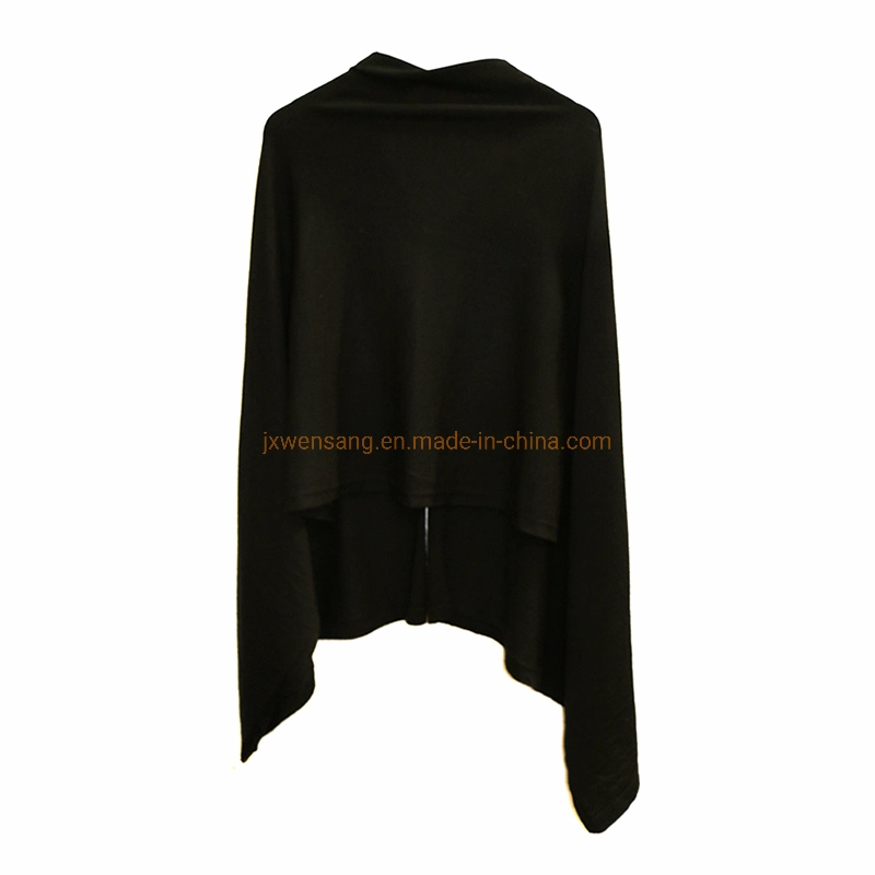 Custom Made Australia Merino Wool Blanket Women Superfine Soft Warm Cape Wrap Poncho