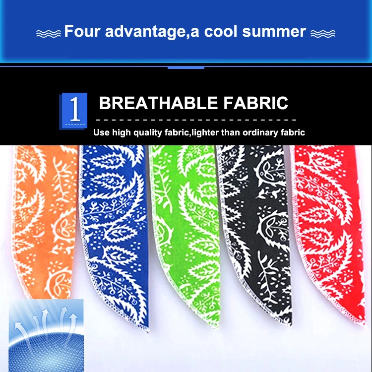 Summer Promotional Neck Gel Polymer Cooler Head Magic Cooling Scarf