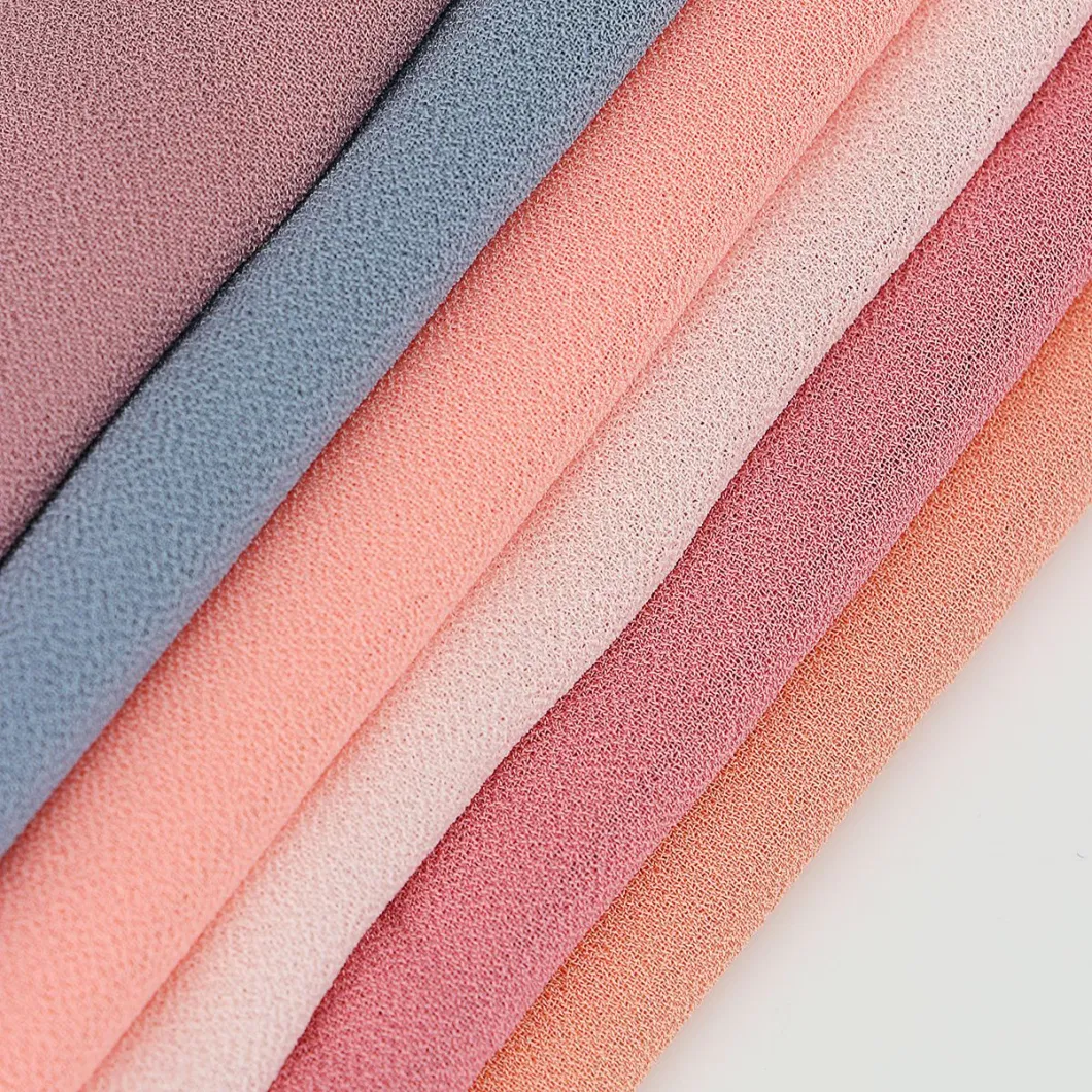 New Summer Monochrome Chiffon Seersucker Silk Long Scarf Custom Custom Solid Color Malaysian Lady Scarf