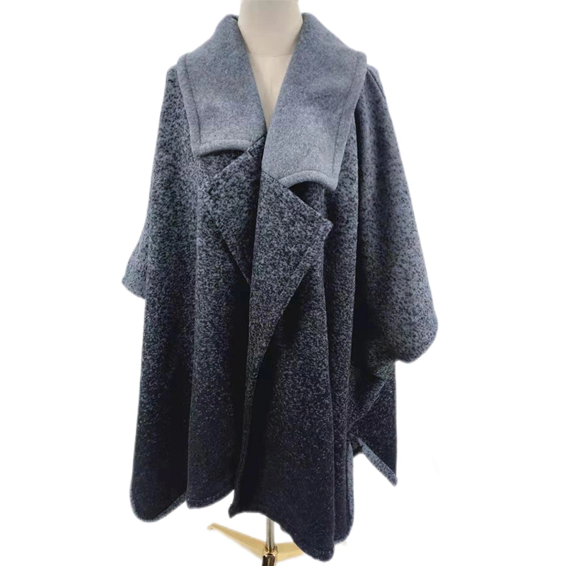 Outwear Autumn Winter Front Open Poncho Scarf Shawl Oversized Poncho