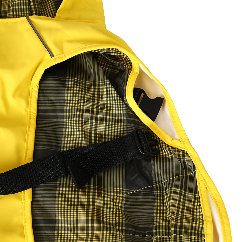 Modern Style Lovely Ducky-Yellow Dog Rain Poncho with Hoodie