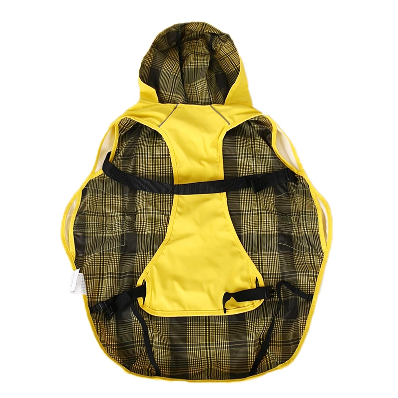 Modern Style Lovely Ducky-Yellow Dog Rain Poncho with Hoodie