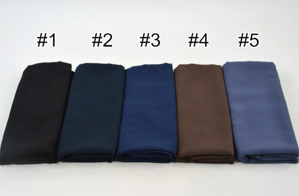 Women Muslim Satin Scarf Wrap Hijab Long Scarves Headwear Solid Color Scarves