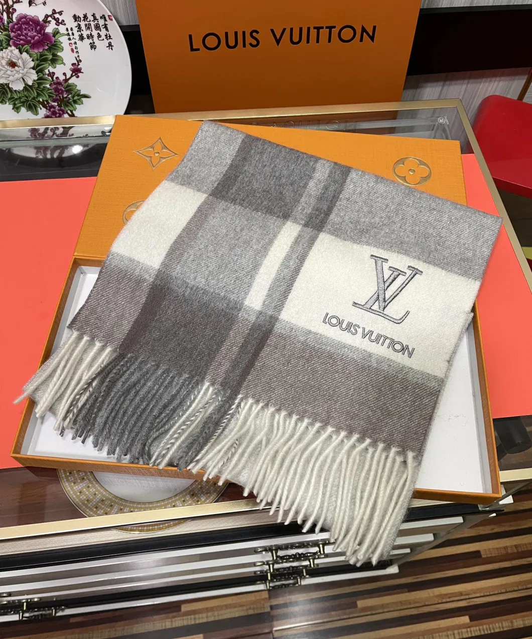 Top Grade Cashmere Scarf, New Universal Scarf for Men and Women, Couple Style, Heavyweight Recommendation, Classic Plaid