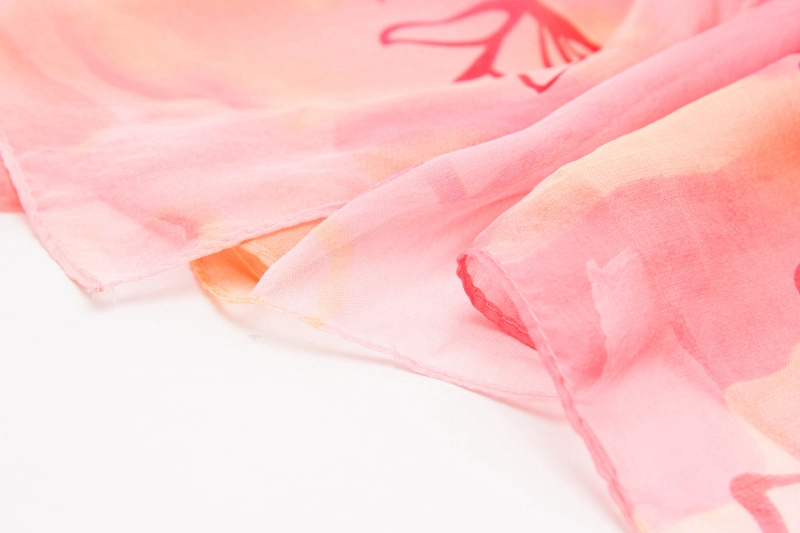 Oblong Silk Chiffon Scarf 70X180cm