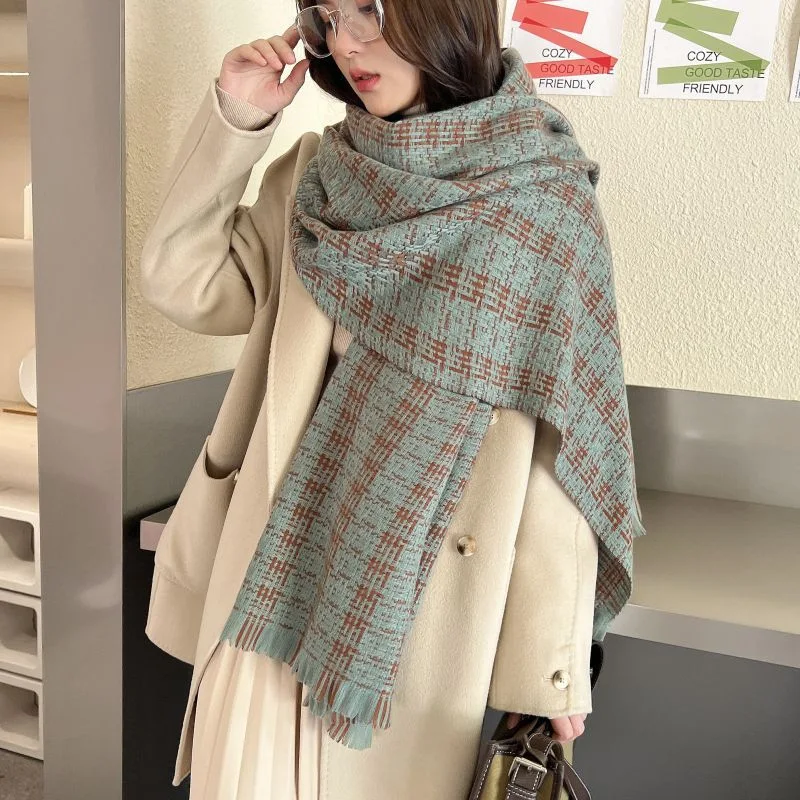 Women&prime;s Scarves Neck Wrap with MID-Length Design Breathable Pashmina