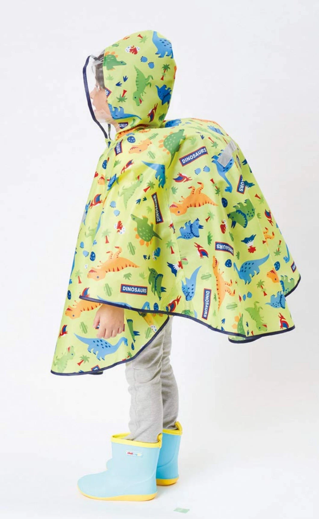 Fashion Outdoor Cartoon Animal Hooded Windproof Rain Coat Rainwear Waterproof Rain Poncho