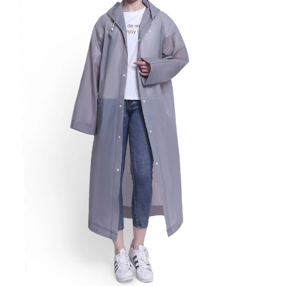 Non-Disposable Raincoat Fashion EVA Raincoat Adults and Children Outdoor Travel Portable Thickened Rain Cape Bl23264