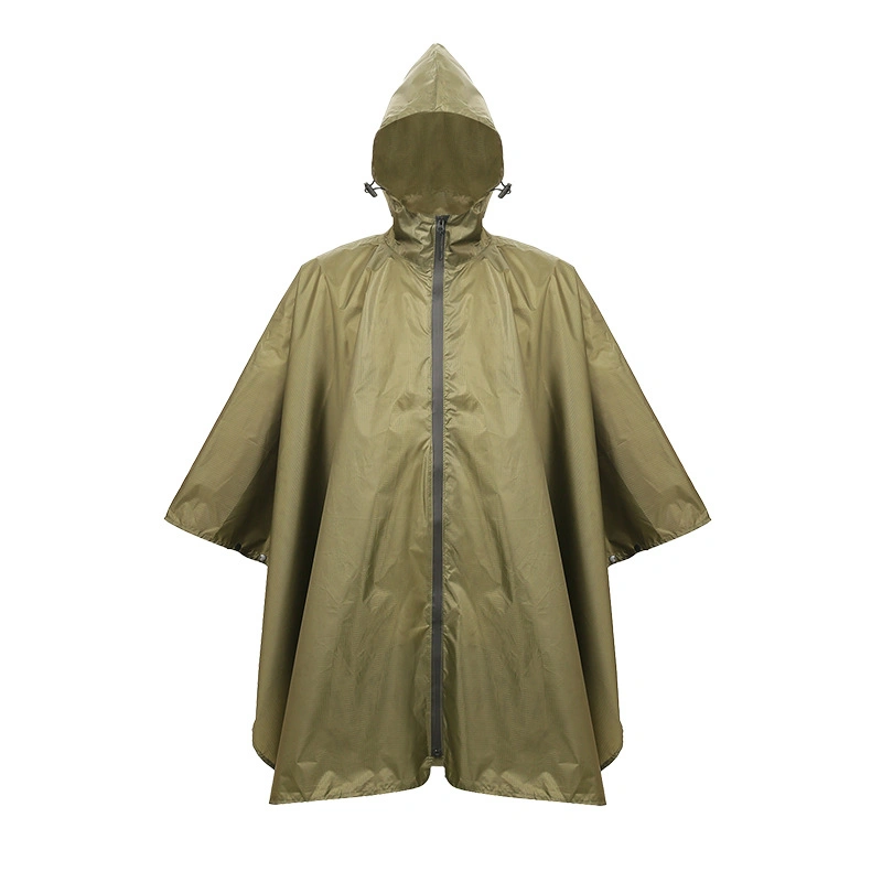 Reusable Portable Waterproof Hooded Rain Poncho Lightweight Raincoat Rain Cape Motorbike Riding Poncho