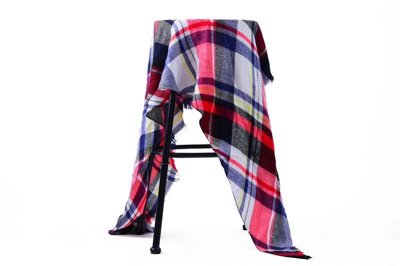 Designer 2020 Women Knitted Spring Winter Plaid Scarves Warm Cashmere Shawls Pashmina Wrap Scarf