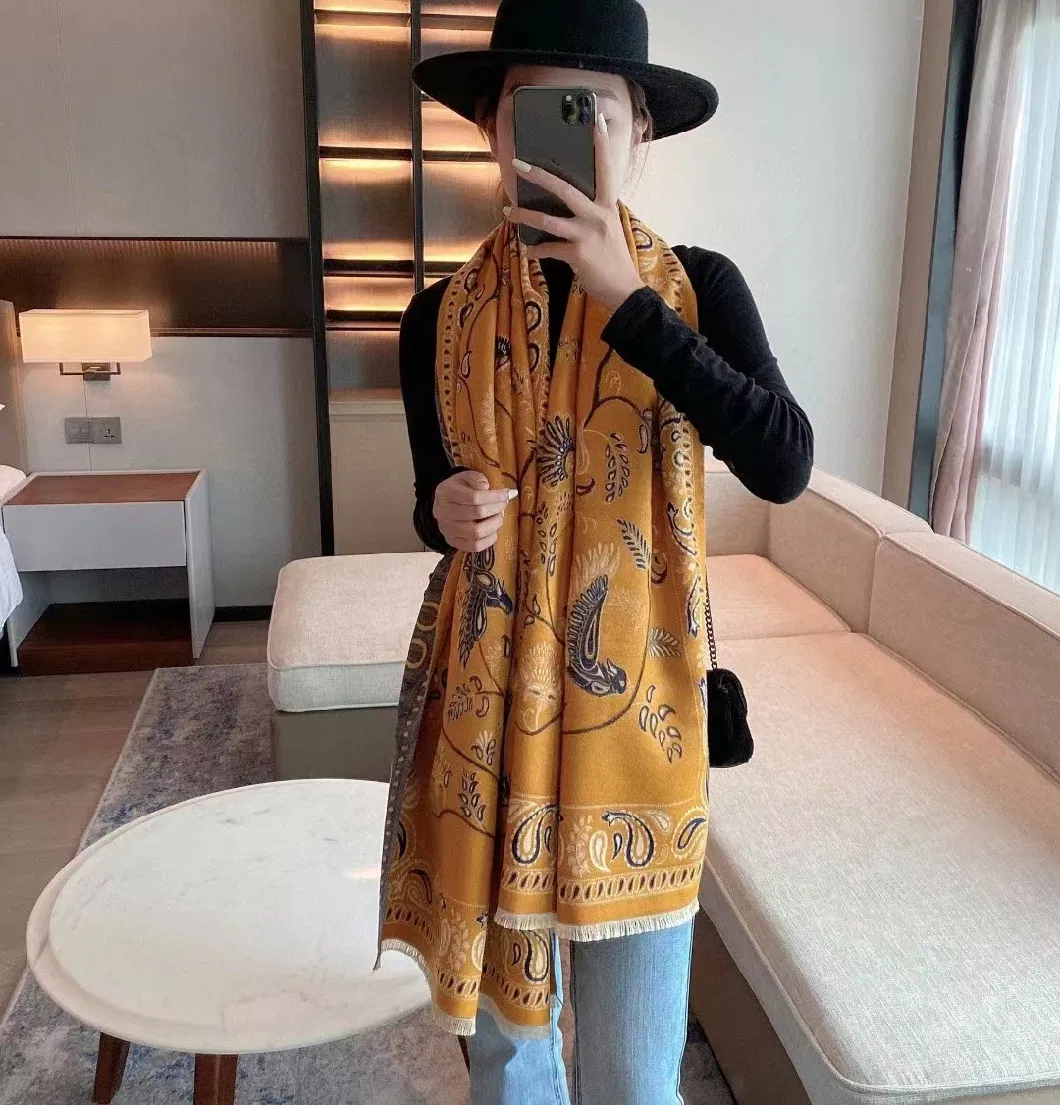 Replica Wholesale Scarf Wholesale Soft Merino Wool Cashmere Scarf Warm Designer Women Scarves