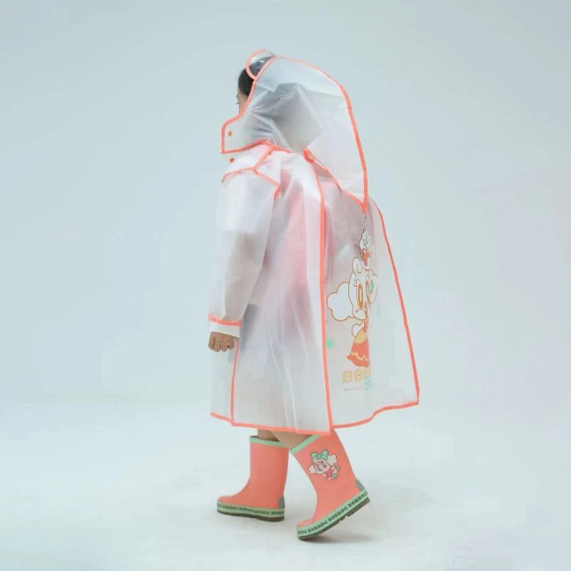 Kids Raincoats Waterproof Hooded Rain Poncho for Boys and Girls