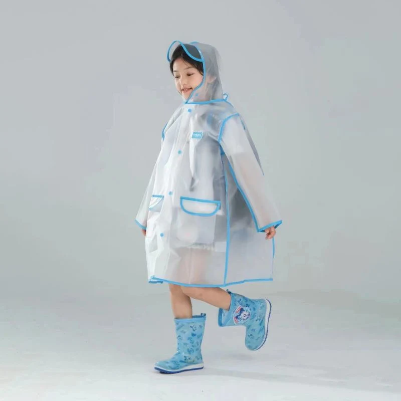 Kids Raincoats Waterproof Hooded Rain Poncho for Boys and Girls