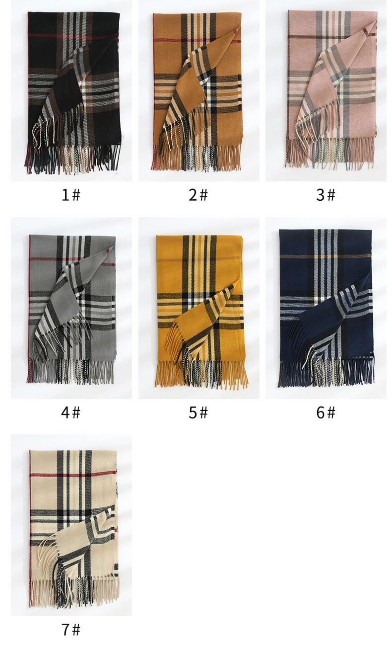 Large Blanket Classic Plaid Shawl Soft Warm Wrap Wholesale